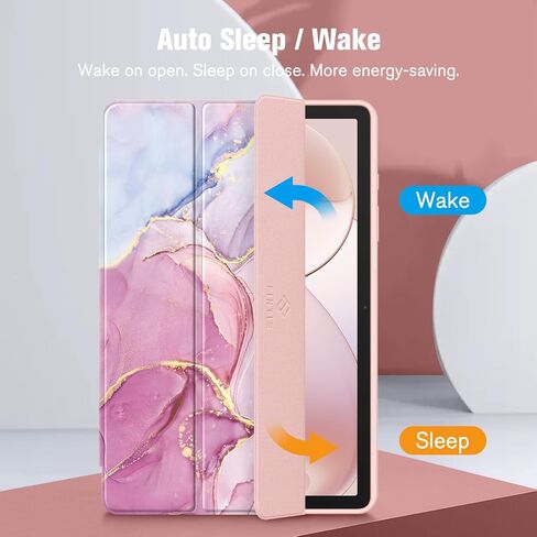 Fintie Clear Case for Samsung Galaxy Tab A11+/A9+ 11'', Lilac Marble in Saudi Arabia