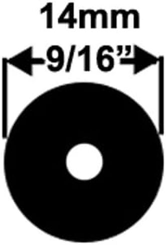 أنابيب مطاطية لشريط Primeline Speargun مقاس 9/16 بوصة (14 مم) O.D. 1/8 بوصة (1.5 ملم) معرف. (اختر اللون والطول) in Kuwait