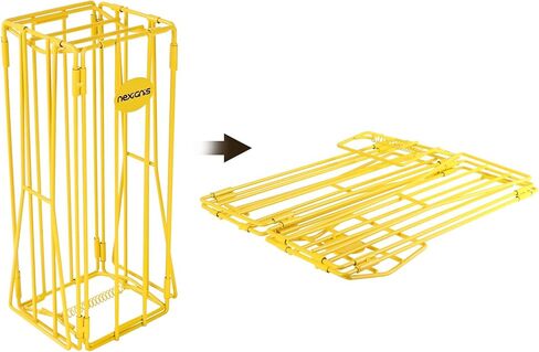 قادوس كرة البيسبول وكرة التنس المحمولة لسهولة الالتقاط، سلة تنس قابلة للطي لالتقاط الكرات، حامل كرة كرة البيسبول المعدنية لالتقاط وتخزين 16 كرة مخلل أو 24 كرة تنس in Kuwait