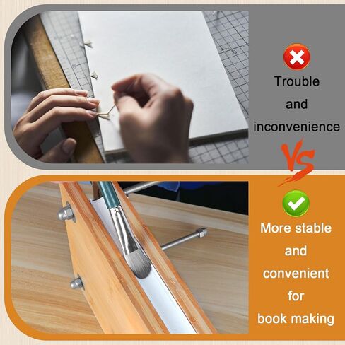 مجموعة أدوات ضغط الزهور الكبيرة، تجليد كتب بالضغط على الكتب، تصميم لوحة ضغط يدوية من الخشب الصلب وقاعدة مضادة للانزلاق لتجليد الكتب يدويًا وضغط الزهور in Kuwait