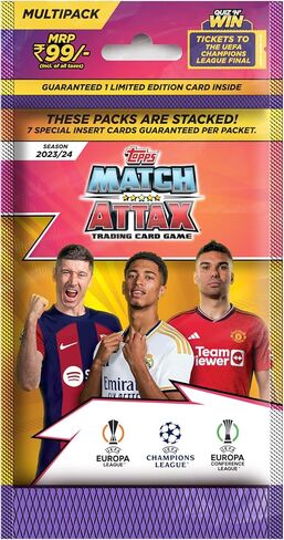 UEFA Champions League Match Attax 23/24 Trading and Collectible Card Game (Multipack Pack - Pack of 12) in Saudi Arabia