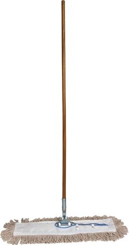 Genuine Joe 54101 Dust Mop Combo,Swivel Head,24-Inch Frame,60-Inch Wood Handle in Saudi Arabia