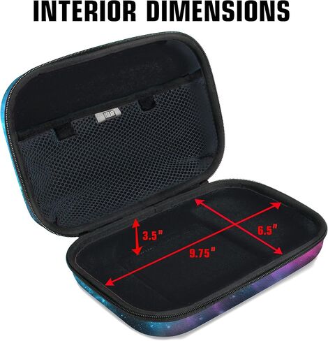 USA GEAR Square Terminal Case Compatible with Square Terminal Cash Register, Square Terminal Printer Paper, and Card Reader Accessories - Water Resistant Exterior and 3 Removable Pouches - Black in Kuwait