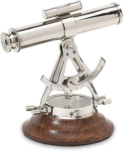 8" Alidade Telescope Compass Home Decor Rustic Vintage Home Decor Gifts in Saudi Arabia