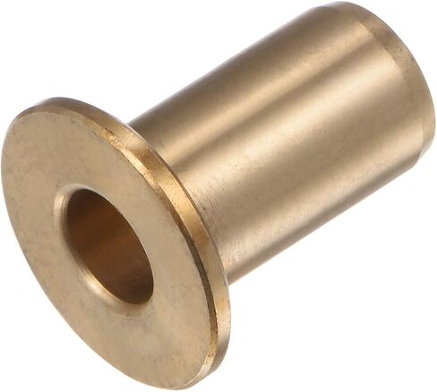 2 قطعة كم محمل شفة 8 مللي متر تتحمل 12 مللي متر OD 25 مللي متر طول 2 مللي متر سمك الشفة البرونزية جلبة البطانات ذاتية التشحيم كم للمعدات الصناعية in Kuwait