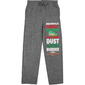 National Lampoon's Christmas Vacation Burn Some Dust Eat My Rubber Women's Gray Heather Sleep Pajama Pants in Saudi Arabia