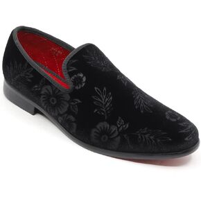 Men's Fashion Floral Dress Tuxedo Loafers Slip On Shoes SM-69 in Kuwait