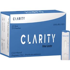 CLA PLUS25-HC HCG Urine Pregnancy Test Cassette, Health Canada Approved (Pack of 25) in Saudi Arabia