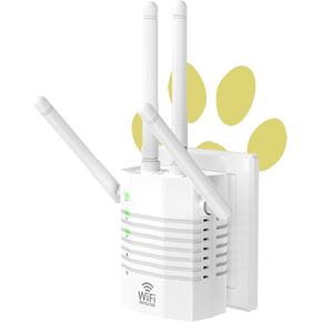 WiFi Extender ، WiFi Booster 1200Mbps Dual Band (5GHz/2.4GHz) ، معزز إشارة WIFI للمنزل ، ويتكرر WiFi مع ميناء Ethernet ما يصل إلى 12880 متر مربع. FT و 105 أجهزة in Kuwait
