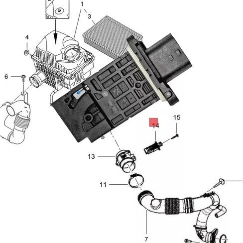 Mass Air Flow Sensor 22680-7131R 22680-00Q0A 226807131R for Q50 Q60 in Saudi Arabia