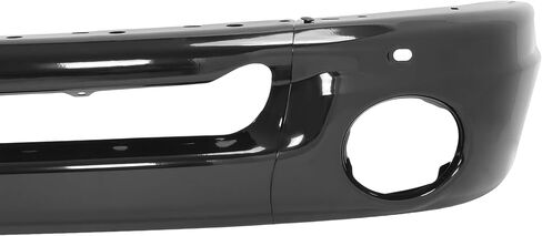 KUAFU Front Bumper Face Bar Compatible with 2003-2010 Dodge Ram 1500 2500 3500 Bumper Cover Impact Bar w/Fog Light Holes Replace for 55077946AA 55077946AB 55077103ABCH1002383 CH1002373 Chrome Silvery in Saudi Arabia