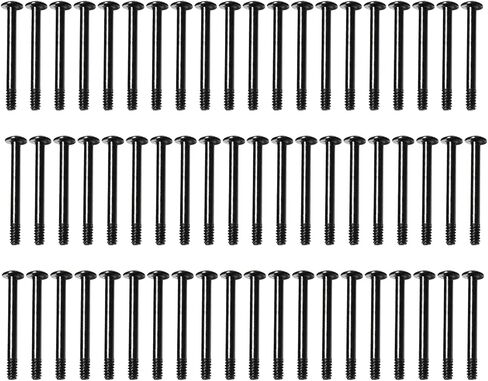 70PCS Computer Case Fan Part Desktop Computer Power Supply Fan Long Screw Black Radiator Fan Screw for Water Cooling Exhaust Fan Fixing 6-32x30mm in Saudi Arabia