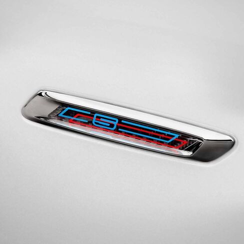 ملصق Betterhumz للسيارة من الجانب الأمامي لسيارة BMW 5 Series F10 F11 LCI 528i 530i 535i 550i 2011-2016، ملحقات شعارات شارة عاكسة للضوء من ألياف الكربون in Saudi Arabia