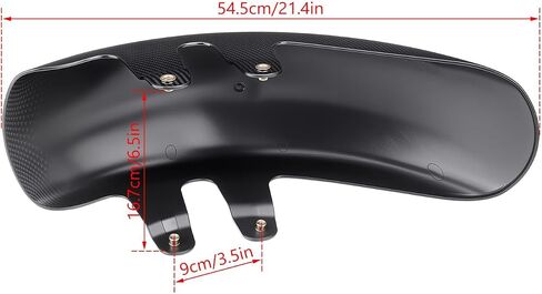 Motorcycle Front Fender, Tire Mudguard for Harley Touring CVO Street Glide, CVO Road Glide, CVO Road Glide ST, Street Glide Ultra 2023-2025 (Carbon Fiber Pattern) in Saudi Arabia