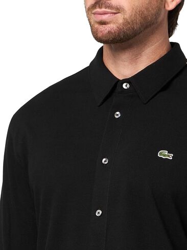 Lacoste Men's Slim Fit Cotton Piqué Shirt in Saudi Arabia