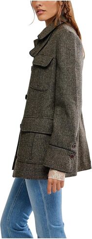 Free People womens Renaux Officer Jacket in Saudi Arabia
