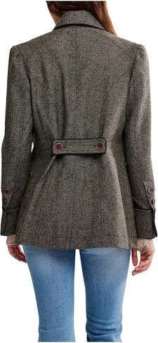 Free People womens Renaux Officer Jacket in Saudi Arabia