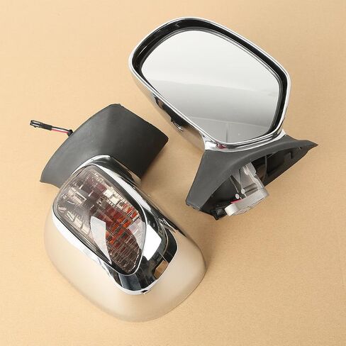 XMT-MOTO Left & Right Rear View Mirror w/Turn Signals Fit for Honda Goldwing GL1800 2001 2002 2003 2004 2005 2006 2007 2008 2009 2010 2011 in Saudi Arabia