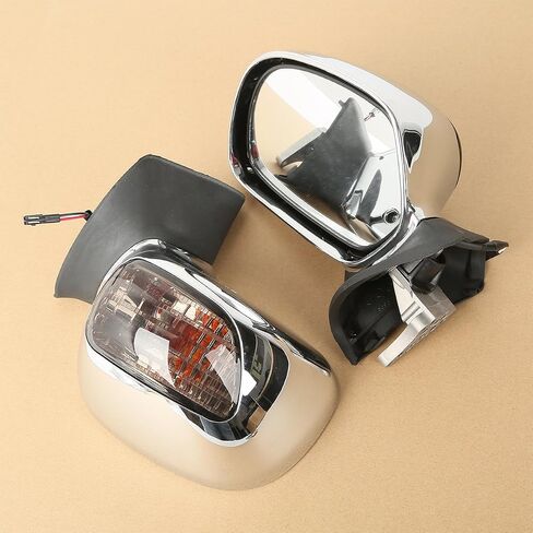 XMT-MOTO Left & Right Rear View Mirror w/Turn Signals Fit for Honda Goldwing GL1800 2001 2002 2003 2004 2005 2006 2007 2008 2009 2010 2011 in Saudi Arabia