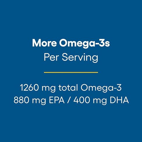 Natural Factors RxOmega-3, Natural Support for Heart Health with DHA and EPA, Daily Dietary Supplement, 60 Softgels in Saudi Arabia