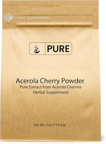 PURE ORIGINAL INGREDIENTS Acerola Cherry Powder 8oz Non-GMO, Gluten Free, Eco-Friendly Packaging in Saudi Arabia