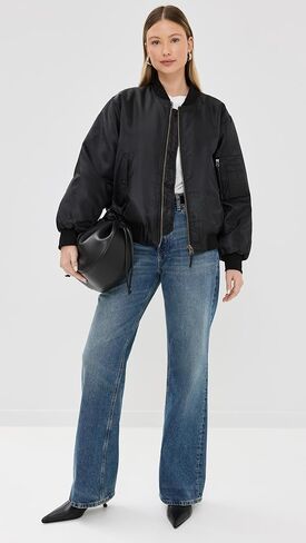 ANINE BING Women's Leon Bomber Jacket in Kuwait