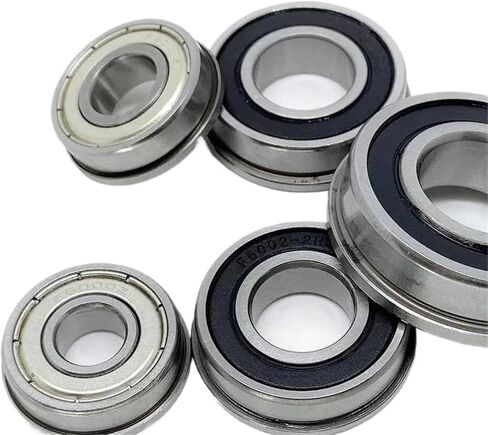 10Pcs F695-2RS Bearing 5 * 13 * 4 mm ABEC-7 Flanged Miniature F695 RS Ball F695RS in Saudi Arabia
