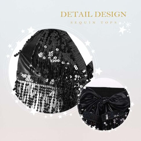 Twinklede الترتر شرابة قمم الرقص الشرقي أعلى Strappy الرسن الصدرية أعلى عارية الذراعين المحاصيل أعلى حزب Dacne زي سترة للنساء (الذهب) in Kuwait