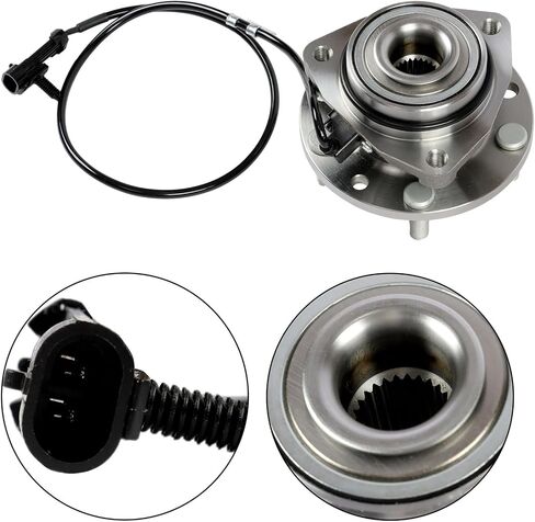 WFLNHB Front Wheel Bearings Hub 4WD 513124 Replacement for GMC Sonoma 1997-2004 Replacement for Isuzu Hombre 1998-2000 in Saudi Arabia