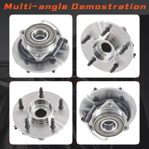 (Pair) DRIVESTAR 515004 4WD Front Wheel Hub & Bearing Assembly for Ford Expedition 4WD 1997-2000, 1998-2000 LINCOLN Navigator (4x4 w/ABS 5 Lugs) in Saudi Arabia