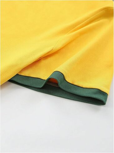 Men's Brazil Soccer Jersey Tees Letter Print Graphic Short Sleeve Crew Neck T Shirts Top in Kuwait