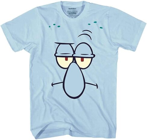 Spongebob Squarepants: Squidward and Plankton Big Face Costume T-Shirt in Saudi Arabia