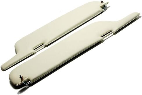 Sun Visors Compatible with VW Bus – Bay Window T2 (1968–1979) & T3 Type25 (1980–1992) – Interior Sunshade Trim for LHD Models, Left & Right Pair – Fits Camper, Kombi, Microbus (Cream, T2) in Saudi Arabia