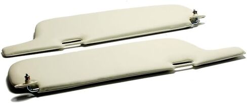 Sun Visors Compatible with VW Bus – Bay Window T2 (1968–1979) & T3 Type25 (1980–1992) – Interior Sunshade Trim for LHD Models, Left & Right Pair – Fits Camper, Kombi, Microbus (Cream, T2) in Saudi Arabia