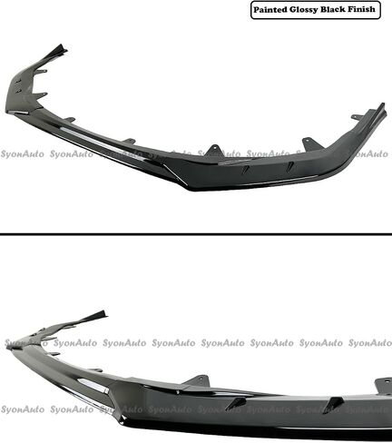 يناسب 2020-2026 تويوتا كورولا سيدان SE/XSE لامع أسود V2 SPORT FRONT BUMPER LIP SPLITTER KIT in Saudi Arabia