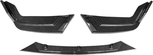 IKON MOTORSPORTS, Front Bumper Lip Compatible with 2017-2021 Honda Civic Hatchback & Si, IKON Style Gloss Black PP Front Lip Under Chin Spoiler Add On, 2018 2019 2020 in Saudi Arabia