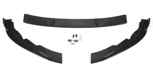 شفة مصد أمامي من HECASA 3 قطع متوافقة مع 2011-2017 Honda Odyssey Chin Spoiler Splitter Protector PP بلاستيك أسود in Saudi Arabia