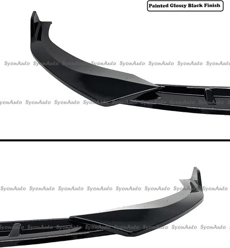 FOR 2024-2026 HYUNDAI SONATA N-LINE GLOSS BLACK V STYLE FRONT BUMPER LIP SPLITTER KIT in Saudi Arabia