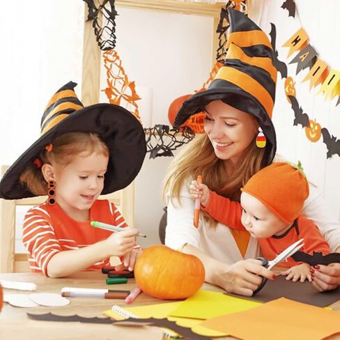 Halloween Beaded Earrings Set Spooky Boo Pumpkin Ghost Earrings for Women Candy Corn Trick Treat Drop Dangle Earrings for Cosplay Costume Parties Holiday Gifts in Kuwait