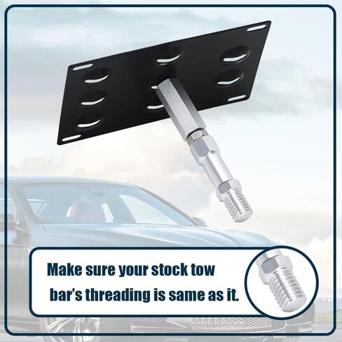 إطار لوحة ترخيص بخطاف سحب أمامي بدون حفر لسيارة BMW 2 3 4 5 Series X3 X4 Z4 i3 F22 F30 F31 F32 F33 F36 F07 F10 F11 G30 إطار ممتص الصدمات الأمامي (هيكل F) in Saudi Arabia