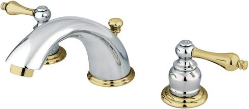Kingston Brass KB976AL صنبور حمام فيكتوري واسع الانتشار، نحاس عتيق، 10 × 5.75 × 4.06 in Saudi Arabia
