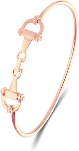 Horse Snaffle Bit Bracelet Double Stirrup Lariat Necklace Gift For Women in Saudi Arabia