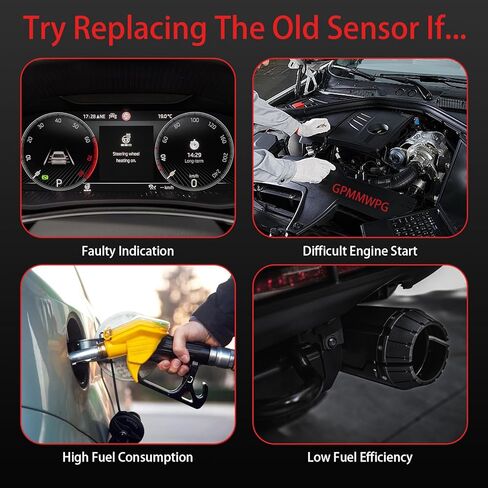 2 قطعة مستشعر O2 234-5068 234-4575، 02 مستشعر، مستشعر الأوكسجين البديل للسيارات متوافق مع Ford for Focus 2015 2016 2017 2018 in Kuwait