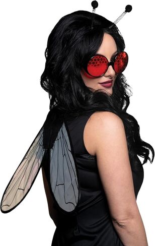 UNDERWRAPS Cute Fly Accessory Kit - Womens Fly Accessory Costume, Women Fly Kit for Cosplay, Accessories for Adults, Bug Kit for Halloween Costumes in Saudi Arabia