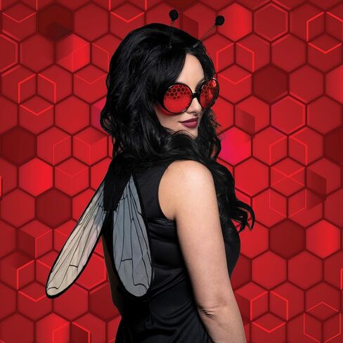 UNDERWRAPS Cute Fly Accessory Kit - Womens Fly Accessory Costume, Women Fly Kit for Cosplay, Accessories for Adults, Bug Kit for Halloween Costumes in Saudi Arabia