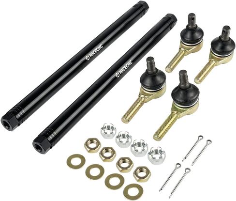 NICECNC Motorcycle Steering Tie Rod Compatible with Yamaha Banshee 350 YFZ350 1987-2006, Banshee 350 YFZ350SE Special Edition 2005 2006, Big Bear 350 YFM350U 1997-1999, See Fitments in Saudi Arabia