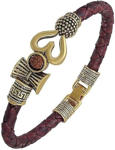 Export Store Mahadev Mahakal Shiva Bahubali Kada Bracelet (Brown) Unisex Adult. (Pack Of 1) in Saudi Arabia