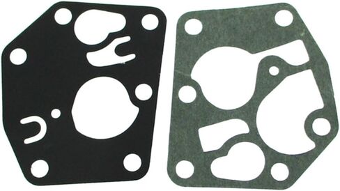 TC-Motor Carburator Diaphragm Gasket Kit for Briggs & Stratton 495770 795083 5083H 5083K Craftsman SPM214686423 يناسب الموديلات 95900 96900 98900 9C900 10A900 Pulsa Prime Carburetors 3 Thru 3.75HP (2) in Saudi Arabia