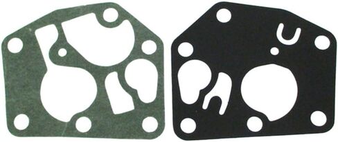 TC-Motor Carburator Diaphragm Gasket Kit for Briggs & Stratton 495770 795083 5083H 5083K Craftsman SPM214686423 يناسب الموديلات 95900 96900 98900 9C900 10A900 Pulsa Prime Carburetors 3 Thru 3.75HP (2) in Saudi Arabia