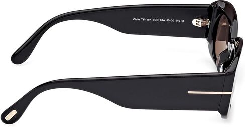 Tom Ford Cielle Smoke Oval Ladies Sunglasses FT1187 01A 52 in Saudi Arabia